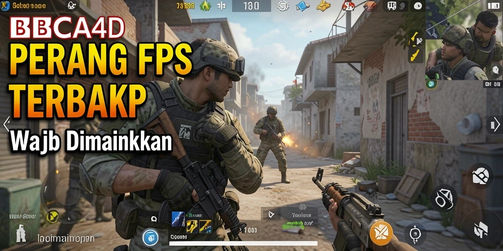 Screenshot dari gameplay BBCA4D yang memperlihatkan aksi mendebarkan.