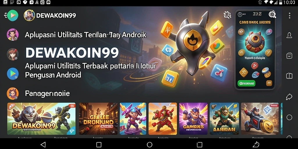 Tampilan antarmuka DEWAKOIN99 yang intuitif dan user-friendly.