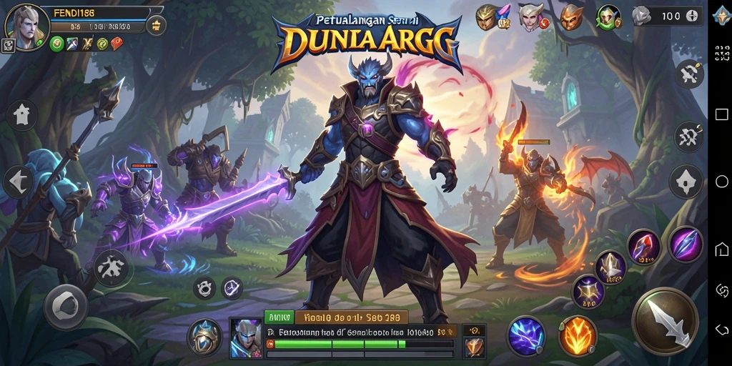 Tampilan aksi seru dalam gameplay FENDI188 yang menantang.