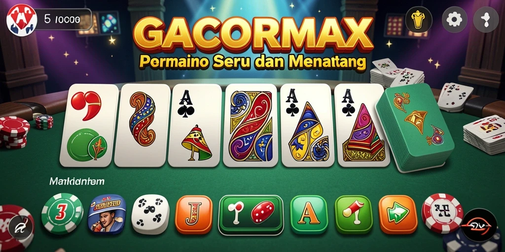 Tampilan gameplay menarik dari GACORMAX dengan intensitas permainan Domino.