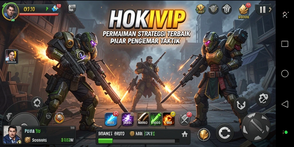 Tampilan gameplay HOKIVIP yang mendebarkan dan penuh strategi.