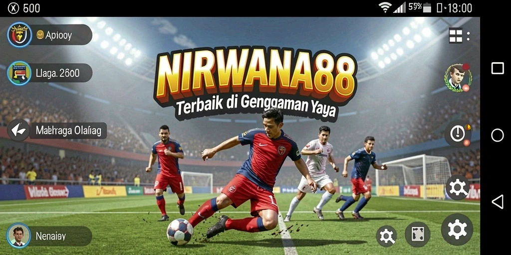 Screenshot gameplay NIRWANA88 yang menunjukkan aksi olahraga seru.