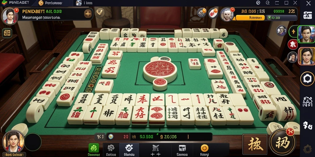 Screenshot PENIDABET menampilkan gameplay Mahjong yang seru dan menarik.