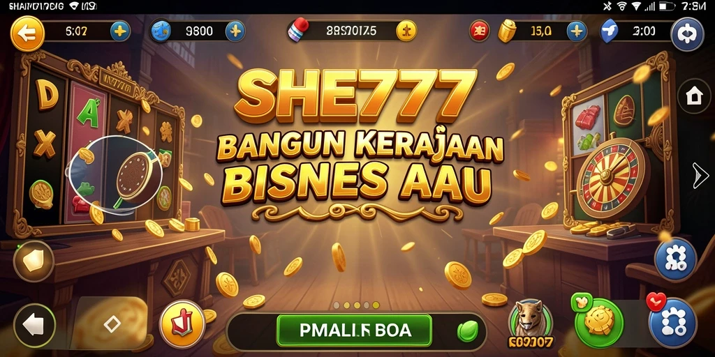 Tangkapan layar <strong>SHE777</strong> menampilkan gameplay manajerial yang seru dan strategis.