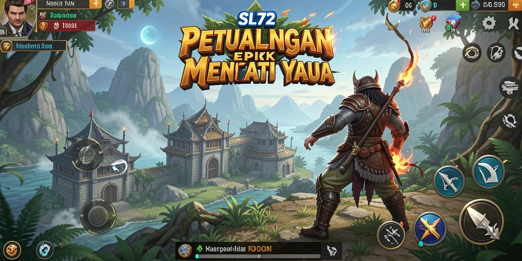 Tampilan gameplay SL72 menunjukkan aksi petualangan mendebarkan.