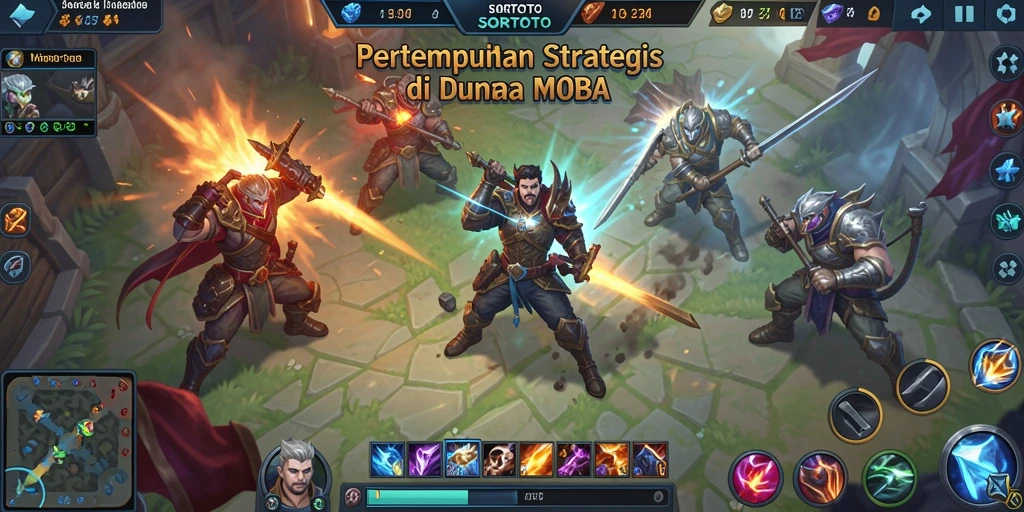 Gameplay mengesankan dalam SORTOTO, menunjukkan strategi dan kerjasama tim.