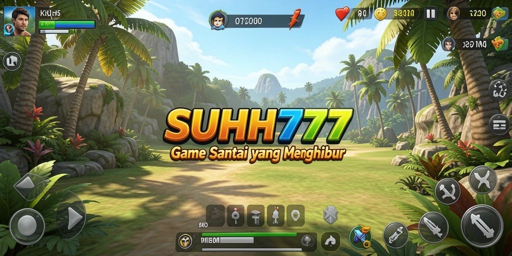 Tampilan gameplay menarik dan penuh warna dari SUHU777.