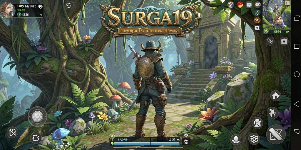 Tampilan gameplay SURGA19 yang menakjubkan dalam dunia petualangan.