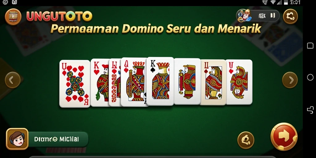 Tampilan gameplay seru dalam UNGUTOTO yang memikat.